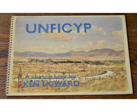 Unticyp-A sketch Book by Ken Howard in colour, excellent condition