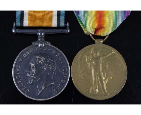 A WW I British War and Victory pair, naming 45299. PTE. C.A. CALLAWAY. SUFF. R. (2)