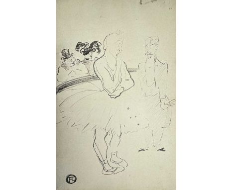 HENRI DE TOULOUSE LAUTREC (b.1864), lithograph - 'The Show',  35 x 23cm
Comments: lithograph laid down, unframed in mount