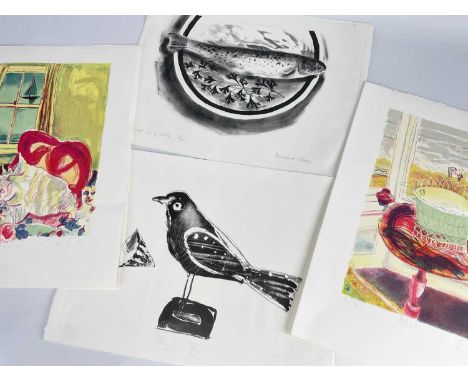 ‡ CHLOE CHEESE (b.1952), coloured lithograph, 'Aldeburgh', artist's proof 1/4, signed in pencil, coloured lithograph, 'Seasid