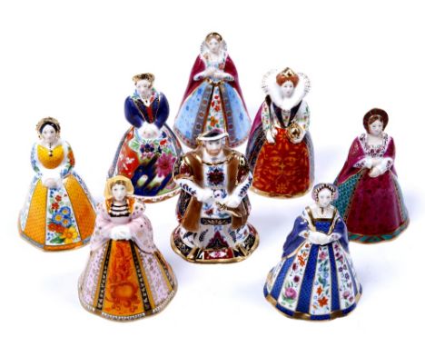 Royal Worcester - The Connoisseur Collection Henry VIII and six wives and Elizabeth I (8)