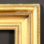 A 19th Century hollow frame, rebate size - 22.5" x 32.5" (57 x 82.5cm).