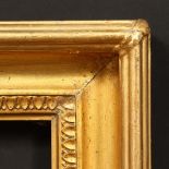 An 18th Century English moulded frame, rebate size - 9" x 12" (23 x 30.5cm).