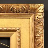 A 20th Century Watts style frame, rebate size (wide rebate) - 14" x 16" (36 x 41cm).
