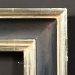 A 20th Century Continental ebonised and silvered frame, rebate size - 27" x 31.5" (68 x 80cm).