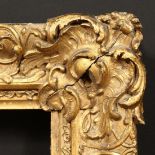 A 19th Century gilt composition frame, rebate size - 12" x 15" (31 x 39cm).