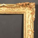 A 20th Century swept frame, rebate size - 34" x 47" (86 x 119cm).