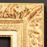 A 20th Century Continental gilt composition frame, rebate size - 18" x 21.5" (46 x 55cm).