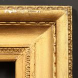 A 19th Century English gilt composition frame, rebate size - 18" x 24" (46 x 61cm).