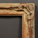 A 19th century Continental composition frame, rebate size - 25.5" x 31.5" (65 x 80cm).