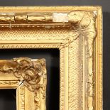Two 19th Century gilt composition frames, rebate size - 22.5" x 32.5" (57 x 82.5cm) & 12" x 10" (