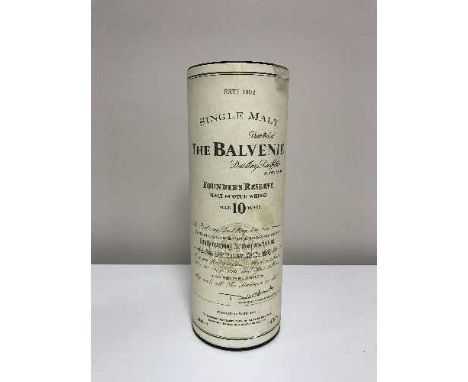 A 1 litre bottle of The Balvenie Single Malt Scotch Whisky aged 10 years, in box