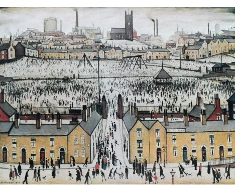 ‡Laurence Stephen Lowry RA, RBA (1887-1976) Britain at Play Signed L.S.Lowry (in pencil to margin) and with Fine Art Trade Gu