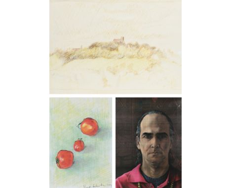 ‡Norman Douglas Hutchinson (1932-2010) Le Chateau de Duras Signed with initials and dated 89 NH (lower right) and further ins