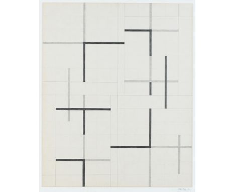 ‡Alan Reynolds (1926-2014) Drawing 78.9 Signed with initials and inscribed AR.78.9 (lower right to mount) and further signed 