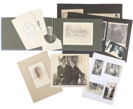 ‡Attributed to Sir Cecil Beaton CBE (1904-1980) Portrait of Siegfried and Hester Sassoon Bromide print 19 x 21.3cm Unframed T