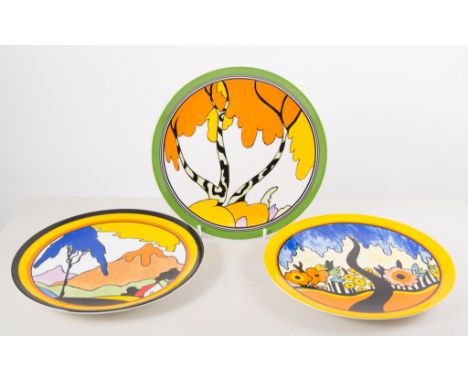 Clarice Cliff for Wedgwood, limited edition plates, (9).
