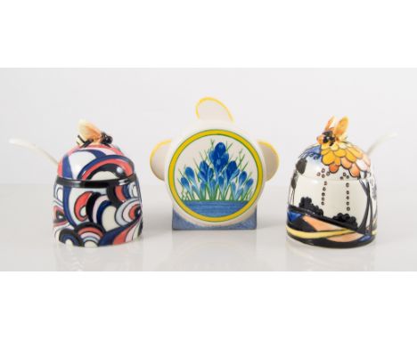 Six items of Past Times Clarice Cliff replica items.