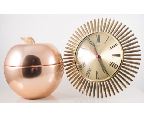 Vintage and retro kitchen items, mantel clocks, kitchenalia, star shaped wall clock, vintage Christmas lights, Poole pottery 