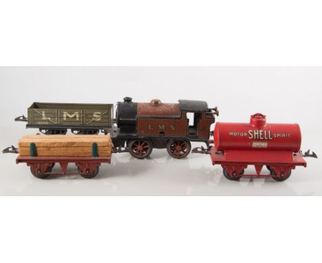 Hornby 'O' gauge, collection to include one engine, rolling stock and large quantity of track, some in original boxes, (quant