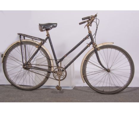 Vintage Sunbeam bicycle, with headlamp dynamo and basket, a new Hudson St. Georges Works, Birmingham vintage bicycle and two 