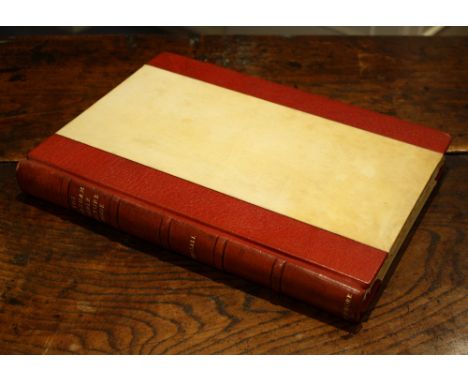 The Holkham Bible Picture Book, pub. Dropmore Press 1954, half red morocco gilt, 84pp facsimile plates, 8 in colour, limited 