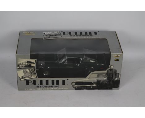 Ertl - A boxed 1:18 scale Ertl 'American Muscle' #36685 'Bullitt 1968 Ford Mustang'. The model appears to be in Mint conditio