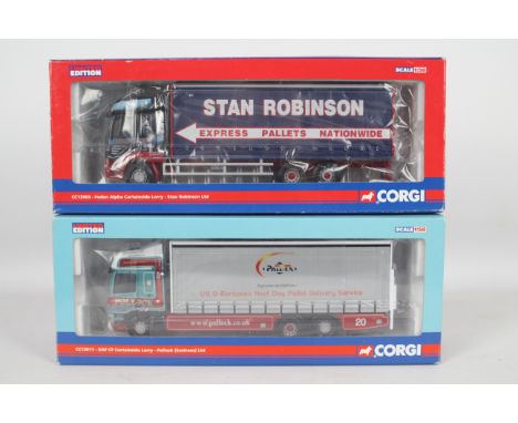 Corgi - Two boxed Corgi Limited Edition 1:50 scale diecast trucks from Corgi's 'Rigid' series. Lot consists of CC13903 Foden 