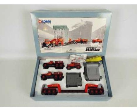 Corgi Heavy Haulage - A boxed Corgi Heavy Haulage Limited Edition #31009 'Wynns' Diamond T Ballast (x2) 24 Wheel Girder Trail