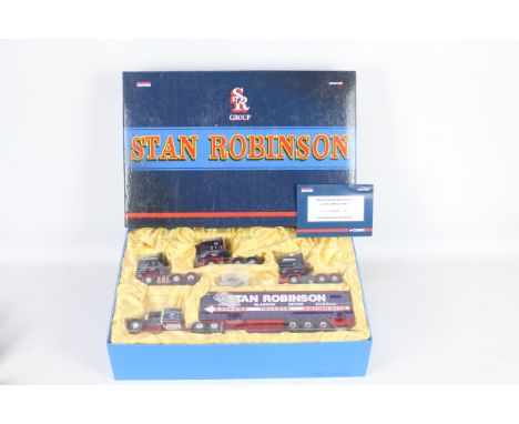 Corgi - A boxed Corgi CC99188 Limited Edition 'Stan Robinson' set. Set contains MAN TGA, DAF XF, Scania Topline, Kenworth Tra