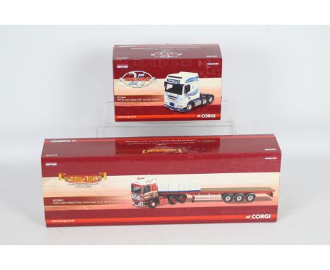 Corgi - Two boxed Corgi 'Hauliers of Renown' Limited Edition 1:50 scale diecast trucks. Lot consists of CC13238 '25 Truckfest