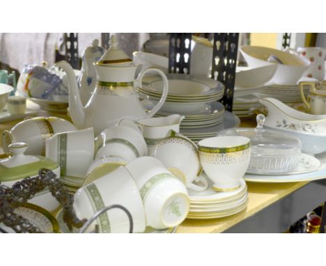 Royal Doulton 'Rose Elegans' part dinner service, a Royal Grafton 'Majestic' part tea service, 