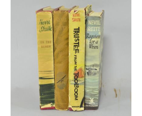 Quantity of Nevil Shute first editions, some lacking dust wrappers to include;On the Beach pub. 1957, dw; 