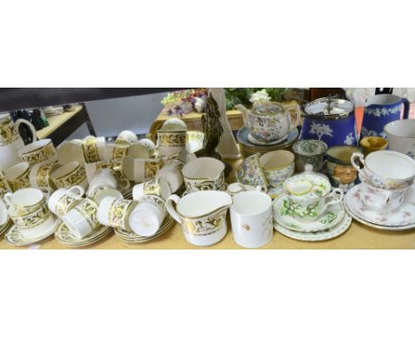 Royal Worcester 'Windsor' part tea/coffee service and other ceramics to include Jasperware 