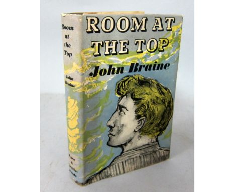 John Braine, Room at The Top, pub. Eyre & Spottiswoode, May 1957, first edition, fourth imp., non price clipped dust wrapper,