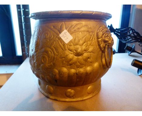 Copper planter 