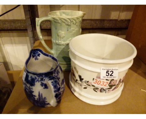 Portmerion planter Royal Doulton jug etc
