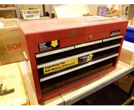 Halfords professional five drawer ball bearing tool chest