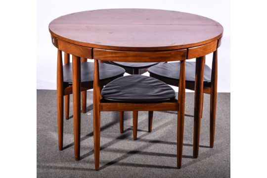 dining table with fitted chairs