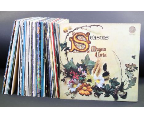 Vinyl - Over 55 Rock &amp; Pop LPs to include Magna Carta (Large Vertigo swirl label with swirl inner), Lou Reed x 2, Malo x 