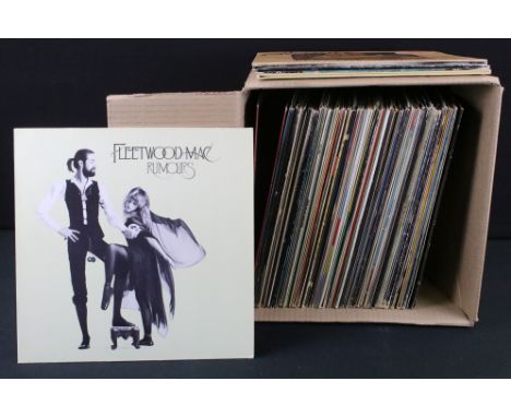 Vinyl - Over 60 Rock &amp; Pop LPs including gold stamped promos and factory samples including Fleetwood Mac, Madness, The Wh