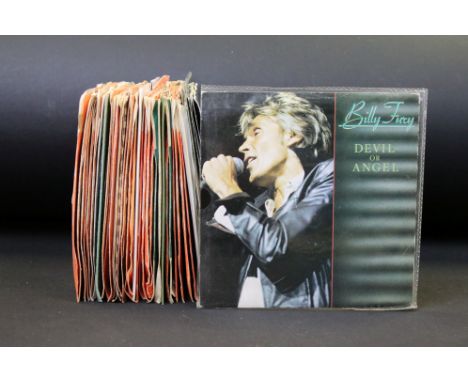 Vinyl - over 40 Billy Fury 7” 45rpm singles spanning his career including early examples on Tri-Centre Decca Records, Parlopo