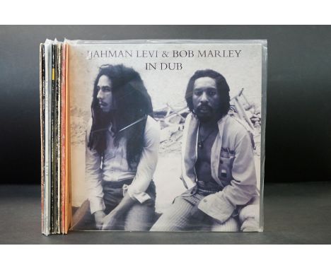 Vinyl - 11 Dub / Reggae albums and one 12” single to include: Ijahman Levi – Ijahman Levi &amp; Bob Marley In Dub (JMI 2200),