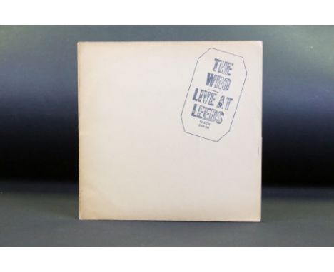 Vinyl - The Who - Live At Leeds. Original UK 1st pressing with black print, all 12 inserts including poster. Sleeve at least 