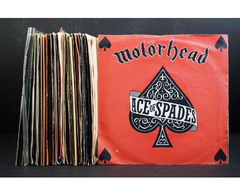 Vinyl - Heavy Metal / Rock 44 7” 45rpm singles and 3 flexi discs to include: Motörhead, Black Sabbath (7 singles including 2 