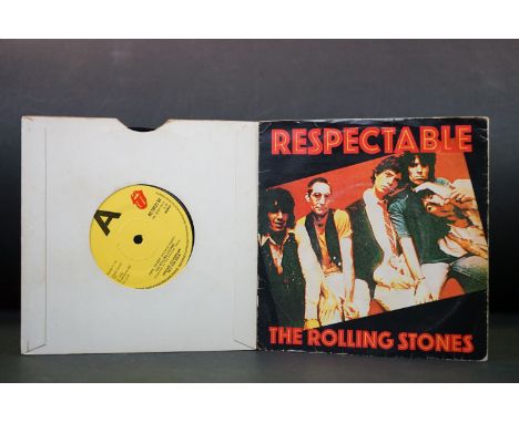 Vinyl - 2 The Rolling Stones demos promos 7” 45rpm singles to include: Fool To Cry (Rolling Stones Records, RS 19121 DJ, prom