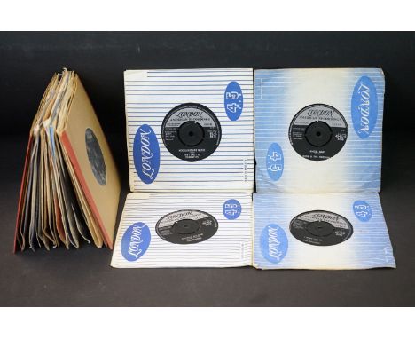 Vinyl - 28 UK Northern Soul / R&amp;B singles on London Records to include Demo Promo, including: Ruby &amp; The Romantics (2