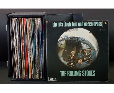 Vinyl - Approx 40 mainly Rock &amp; Pop LPs to include The Rolling Stones, Matthew's Southern Comfort, David Bowie, The Holli