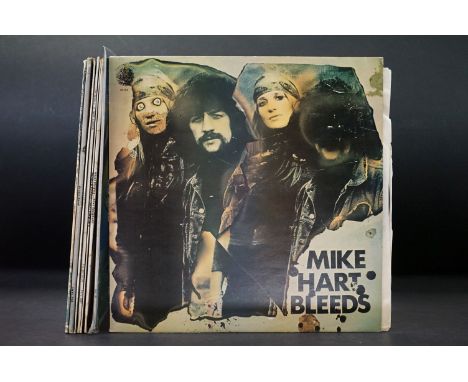 Vinyl - Blues Rock 7 Original UK pressing albums to include: Mike Hart – Mike Hart Bleeds (Dandelion), Dr. K's Blues Band – D