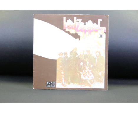 Vinyl - Led Zeppelin II original plum Atlantic labels, A2/B2 matrices, Lemon Song credit, thankyou misspelling, lighter brown